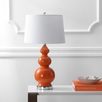 Bowen 27.5" Ceramic LED Table Lamp - JONATHAN Y